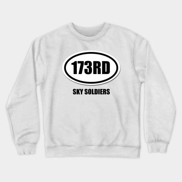 173RD Airborne Oval V.2 Crewneck Sweatshirt by thomtran